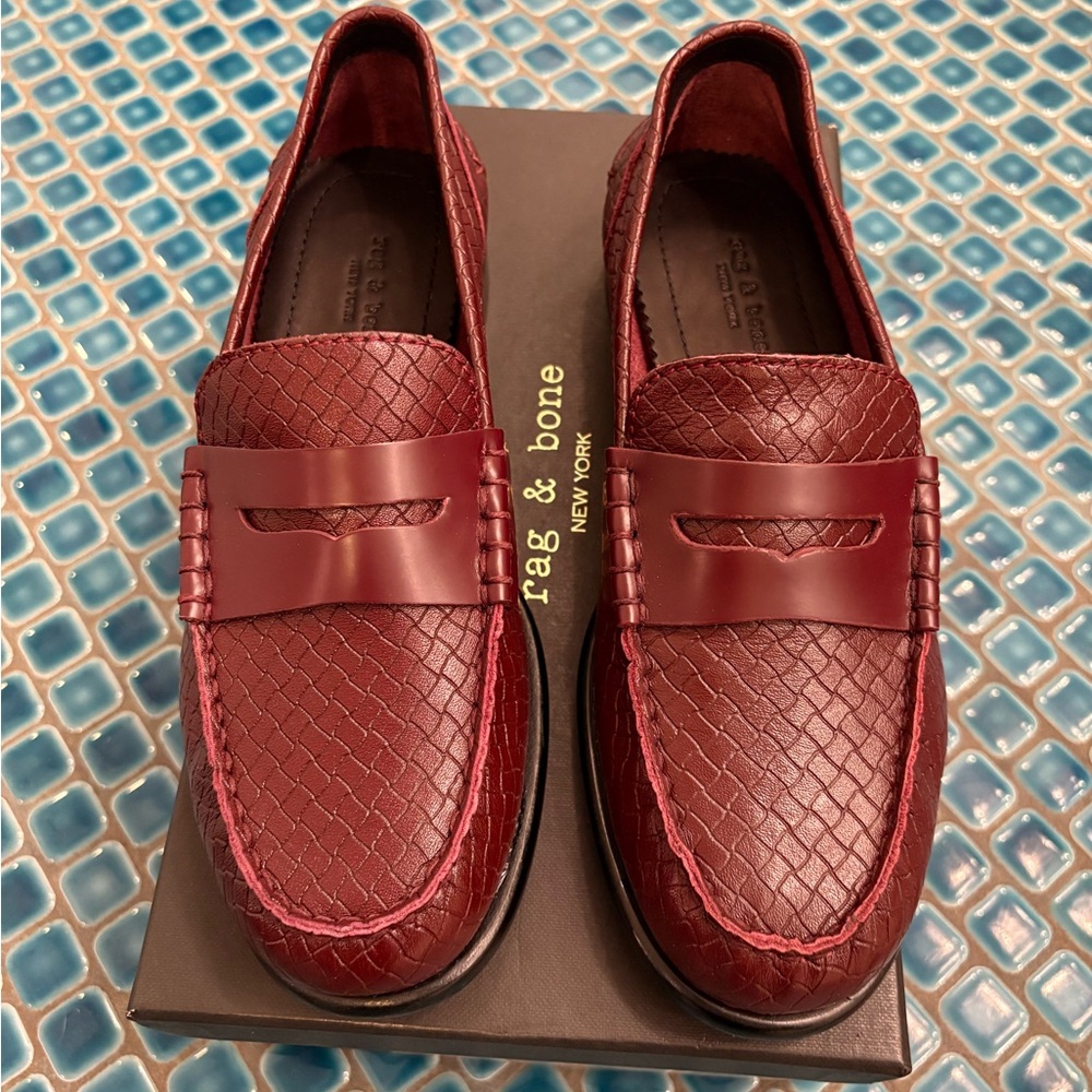 NEW Rag & Bone Carter Leather Loafer size 37.5